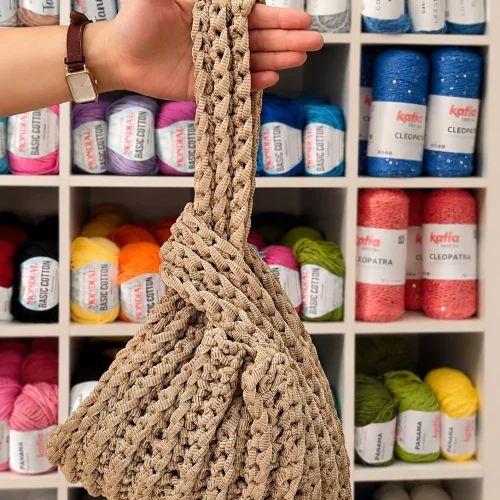 Bolso de nudo japonés
