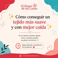 Como evitar que el tejido quede rígido y conseguir una mejor caída.